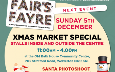 Fair’s Fayre: Christmas Market Special Fayre coming soon!
