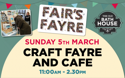 Craft Fayre and Cafe on Sunday 5th March